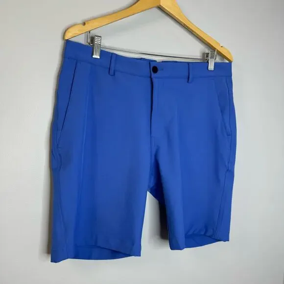 Dunning Golf Providence Performance 8.5"Short Blue Stretch Men's 34 - Picture 2 of 8